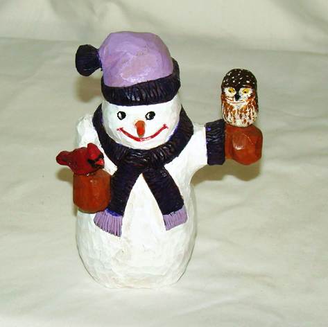 A snowman with a owl and a hat

AI-generated content may be incorrect.