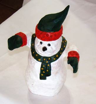 A snowman with a scarf and hat

AI-generated content may be incorrect.