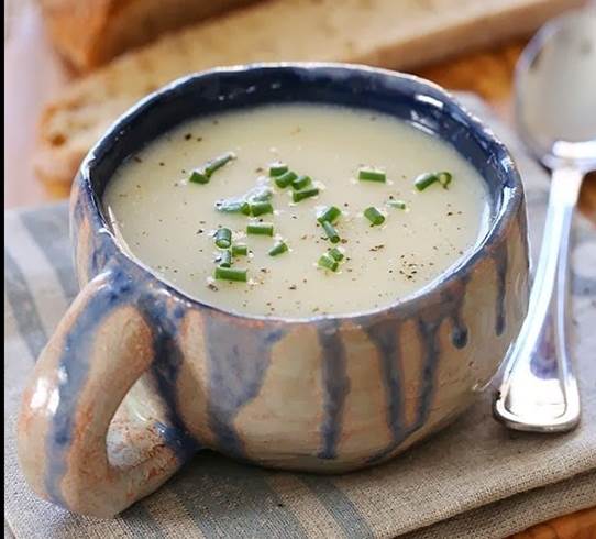 Dad's Creamy Cauliflower Soup was always a favorite growing up, and it's so easy with just 5 ingredients!