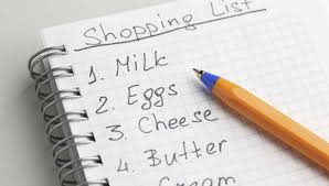 Write a Shopping List - Clevernotes.ie