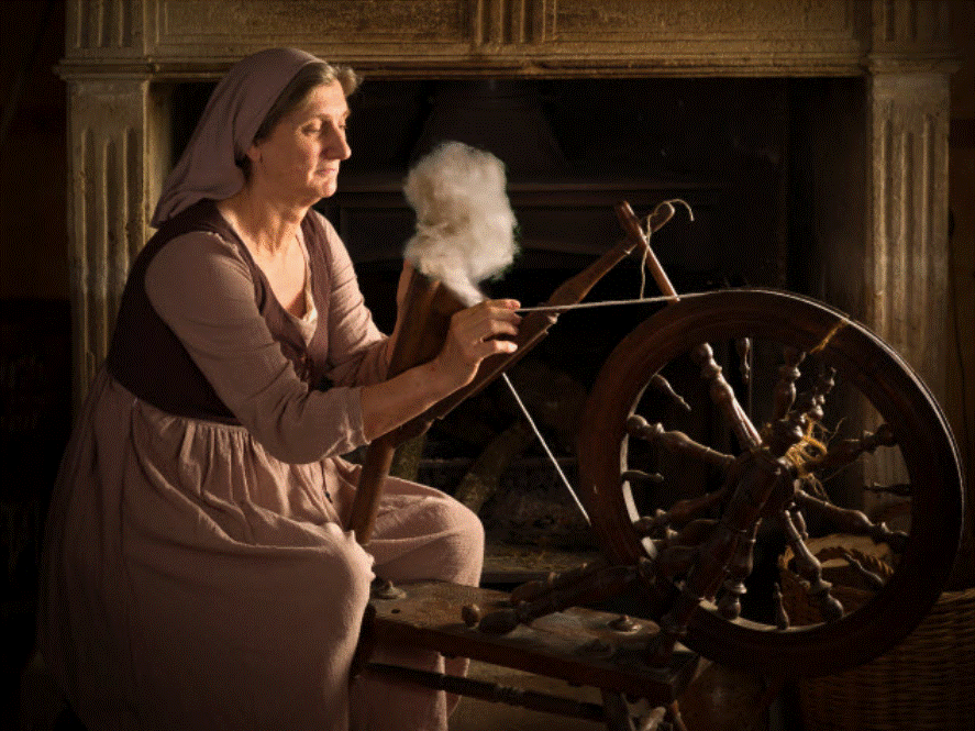 A person spinning a spinning wheel

AI-generated content may be incorrect.