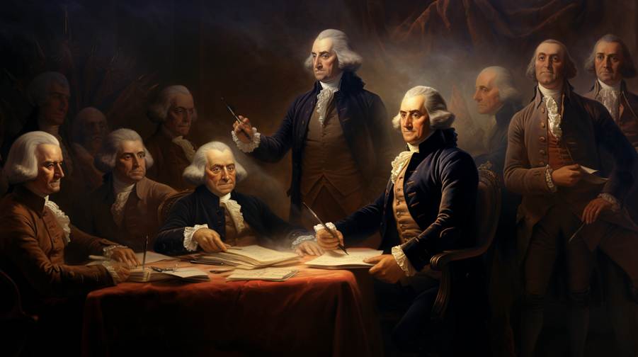 The Signing Of The Declaration Of Independence