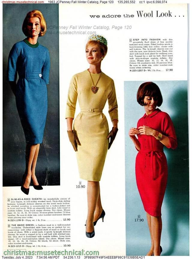 1963 jcpenney fall winter catalog page 120 catalogs wishbooks � Artofit