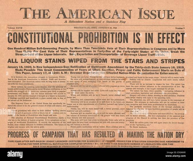 Prohibition Definition