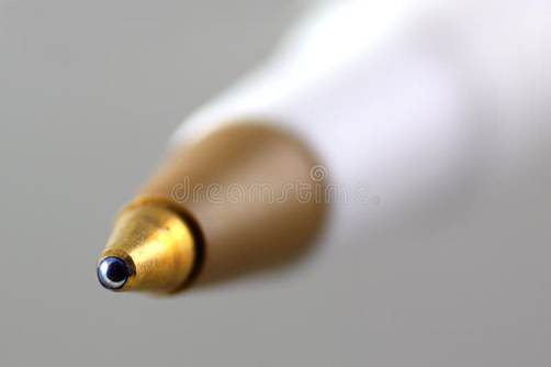 Tip Of A Ball Point Pen Stock Photo - Image: 18192270