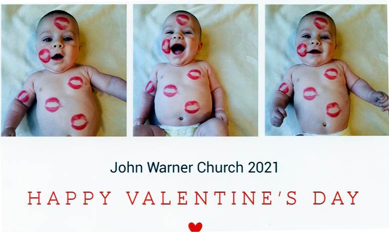 A collage of a baby with lipstick marks on it

Description automatically generated