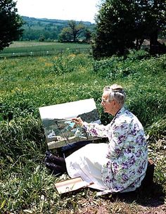 This contains an image of: Artists Who Started Late in Life: Grandma Moses